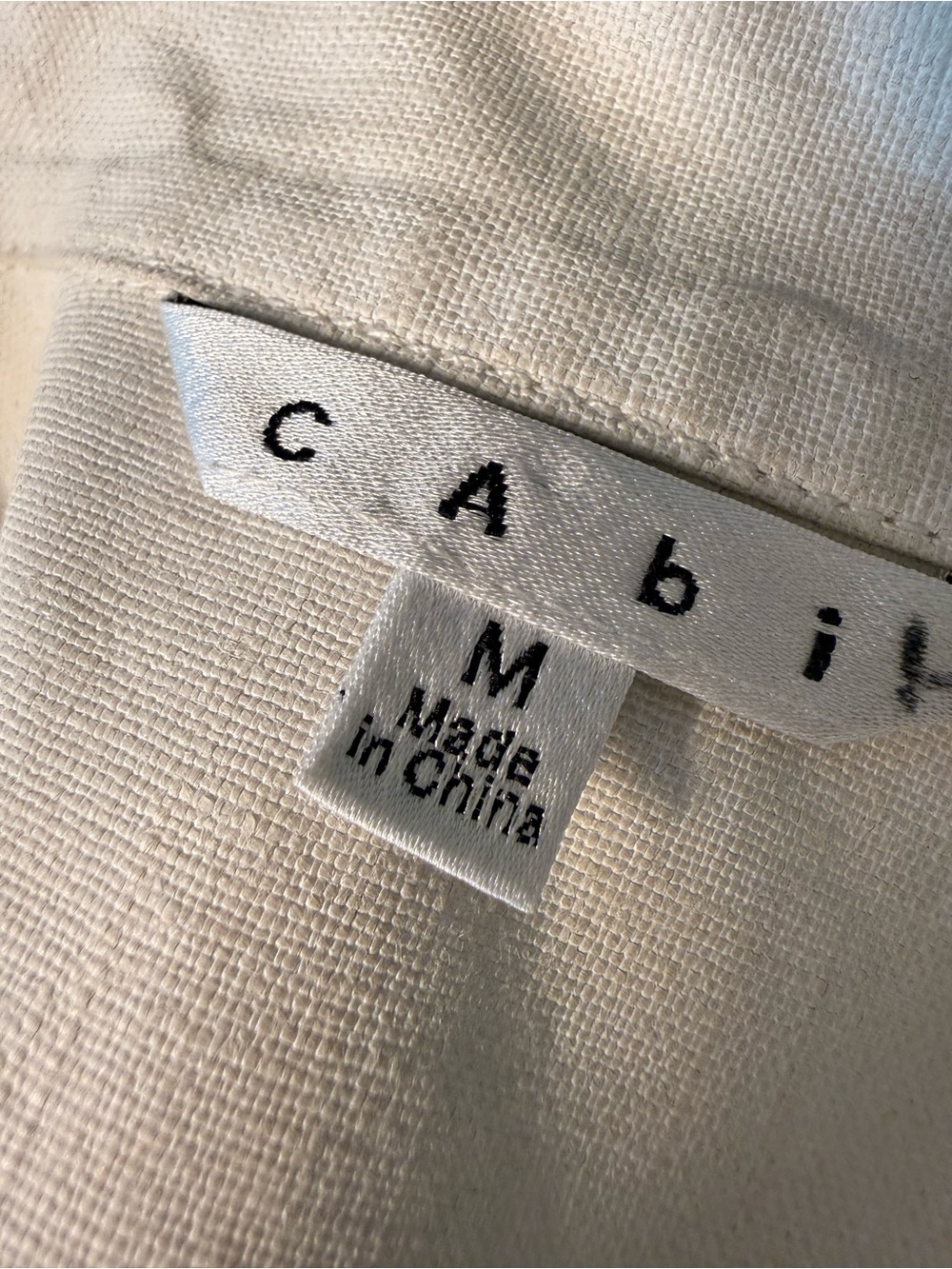 CAbi Cream Ruffle-Front Blazer - Picture 2 of 4